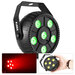 Set van 2 gekleurde draadloze LED PAR spots 