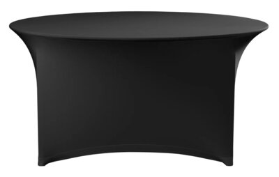 Tafelrok voor ronde tafel 150CM - Zwart