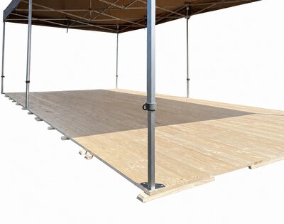 Houten tentvloer per M2