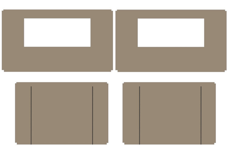 Partytent 3 X 4,5 M - Zandkleurig