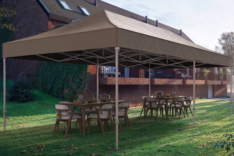 Partytent 4 X 8 M - Zandkleurig