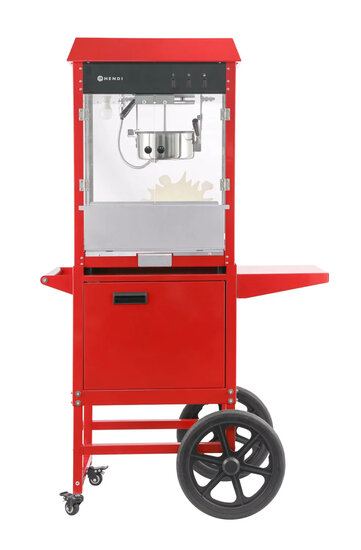 Popcornmachine met kar inclusief popcorn