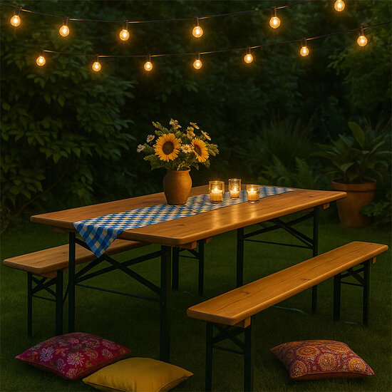 Bierbank set 220 X 70