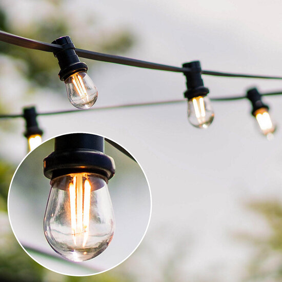 Prikkabel warm wit 10M koppelbaar