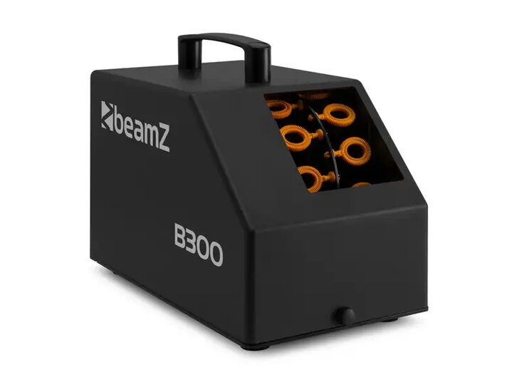 Neon partypakket met blacklight, bellenblaasmachine en 2.5L vloeistof