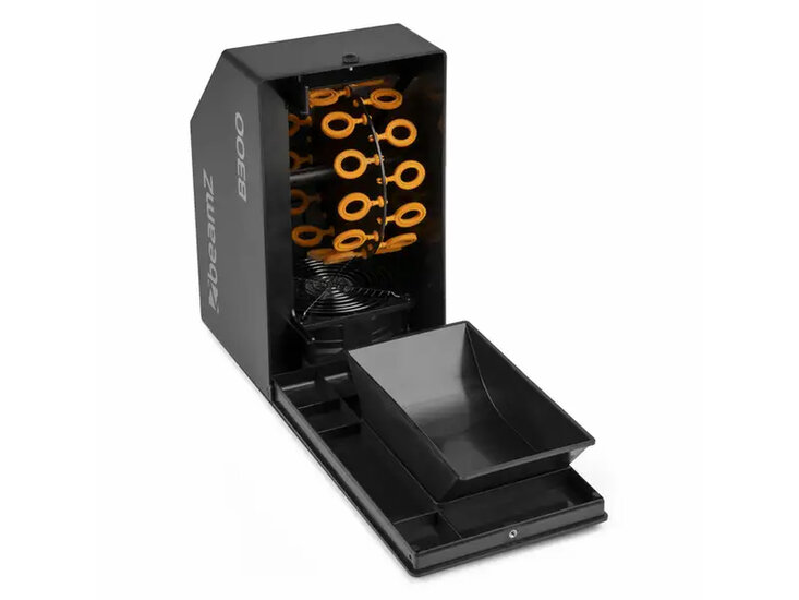 Neon partypakket met blacklight, bellenblaasmachine en 1L vloeistof