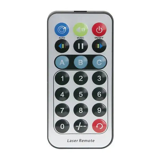 Speciale lasershow met teksten