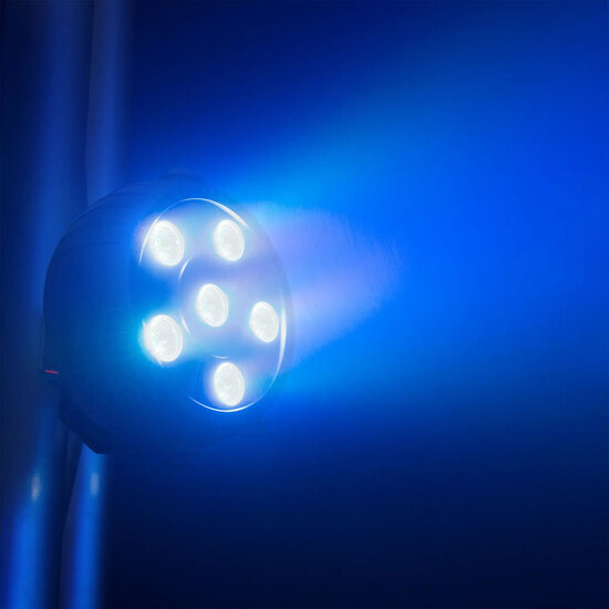 Set van 2 gekleurde draadloze LED PAR spots 