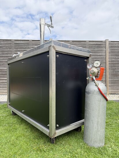 Biertap met spoelbak 120 CM