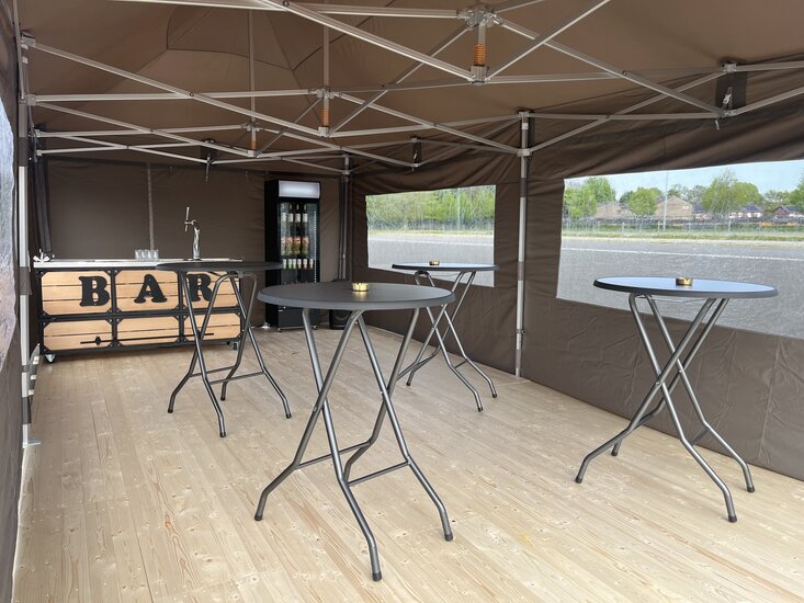 Industri&euml;le biertap met spoelbak 200 CM