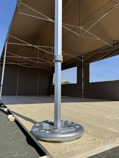 Partytent 4 X 6 M - Zandkleurig