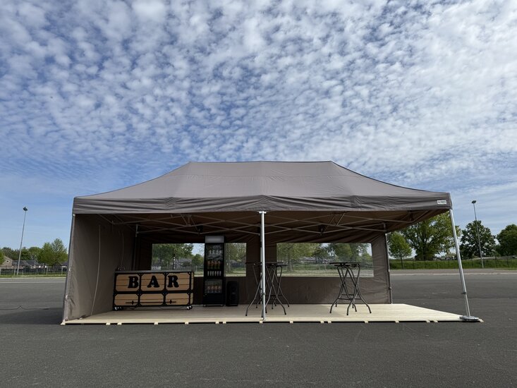 Partytent 4 X 6 M - Zandkleurig