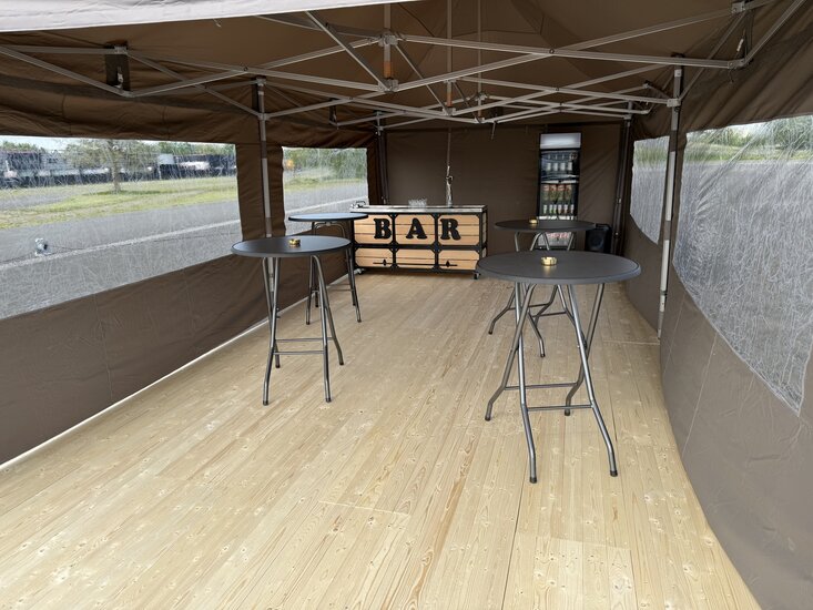 Partytent 4 X 6 M - Zandkleurig