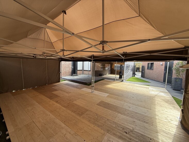 Partytent 4 X 8 M - Zandkleurig