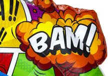 Springkussen met glijbaan - Comic Thema