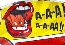 Springkussen met glijbaan - Comic Thema