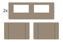 Partytent 4 X 6 M - Zandkleurig