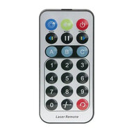 Speciale lasershow met teksten