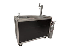 Biertap met spoelbak 120 CM