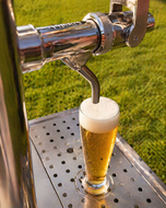 Biertap met spoelbak 120 CM