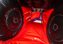 Springkussen met glijbaan - Monstertruck