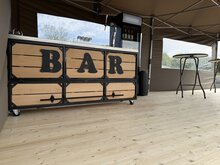 Houten tentvloer per M2
