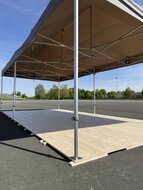 Houten tentvloer per M2