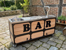 Industri&euml;le biertap met spoelbak 200 CM