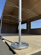 Partytent 3 X 4,5 M - Zandkleurig